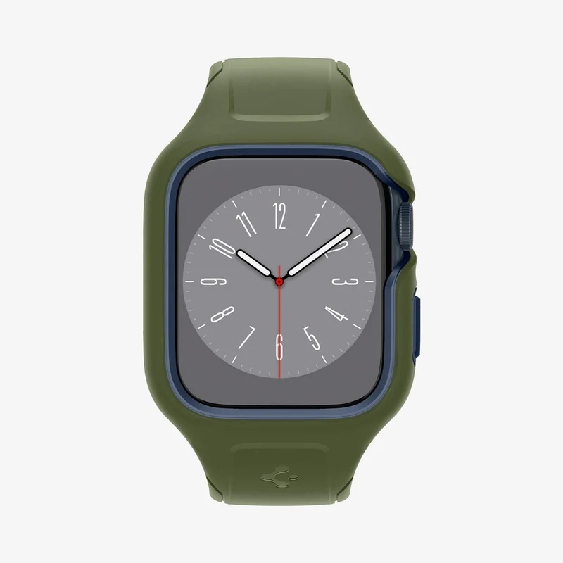 Spigen Apple Watch 9/8/7 45mm Liquid Air Pro Band Case (Moss Green)