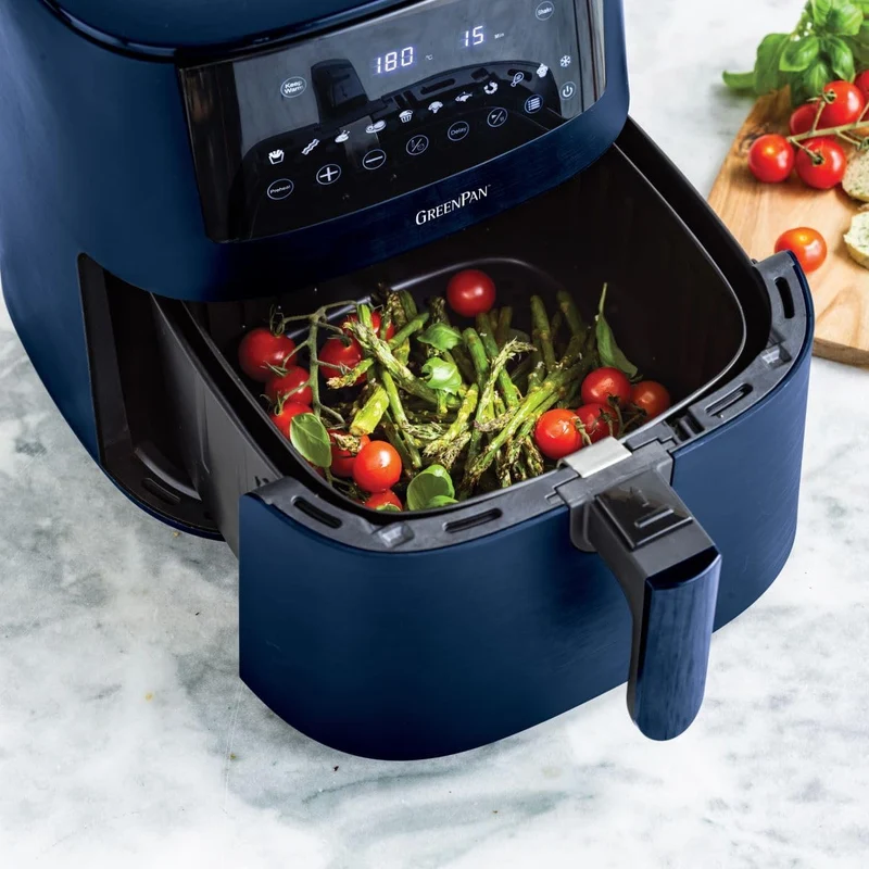 GreenPan Bistro Ceramic Airfryer Removable Basket 7.2L (Oxford Blue)