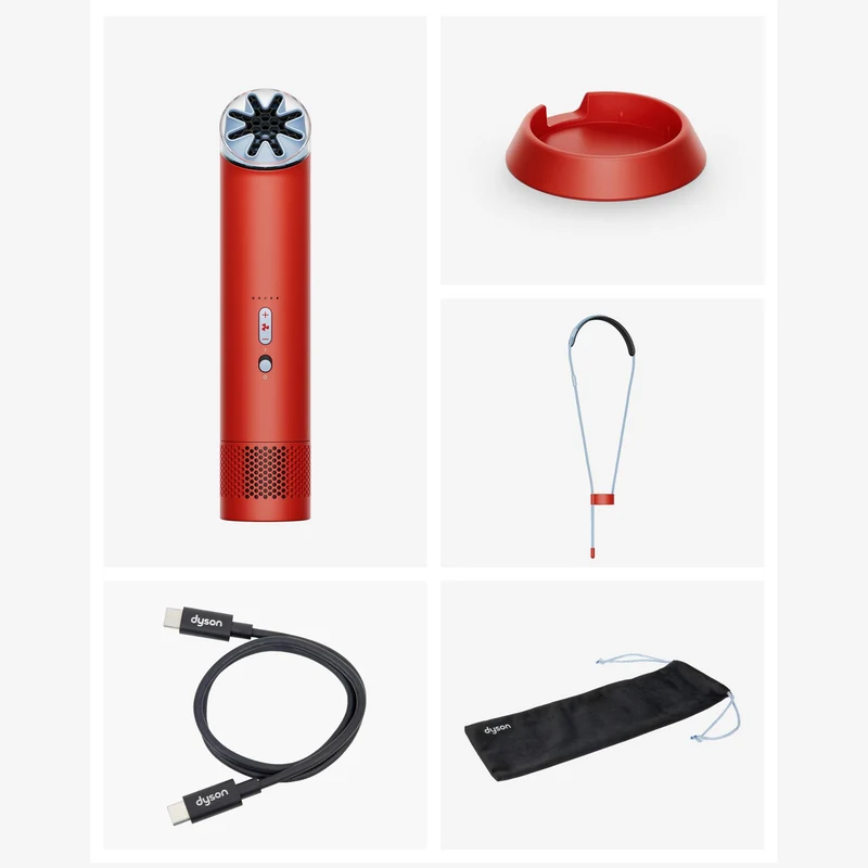 Dyson HushJet™ Mini Cool fan (Carnelian/Sky)