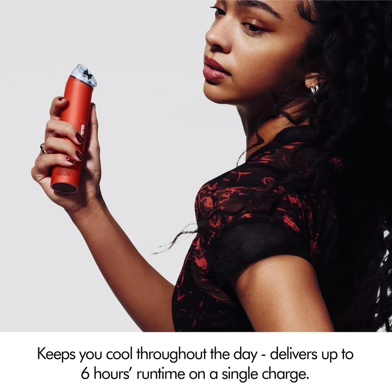 Dyson HushJet™ Mini Cool fan (Carnelian/Sky)