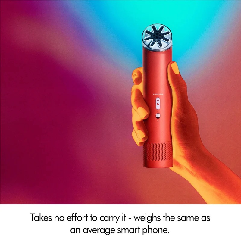 Dyson HushJet™ Mini Cool fan (Carnelian/Sky)