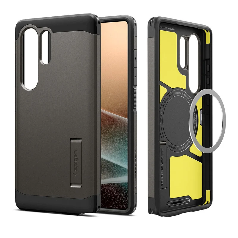 Spigen Samsung Galaxy S25 Ultra Tough Armor MagFit Case (Gunmetal)