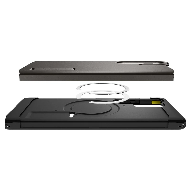 Spigen Samsung Galaxy S25 Ultra Tough Armor MagFit Case (Gunmetal)