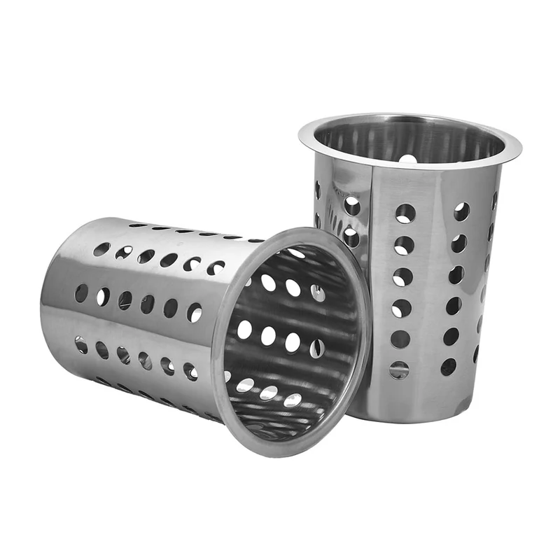 SOGA Stainless Steel Conical Cutlery Holder with 3 Holes 18/10