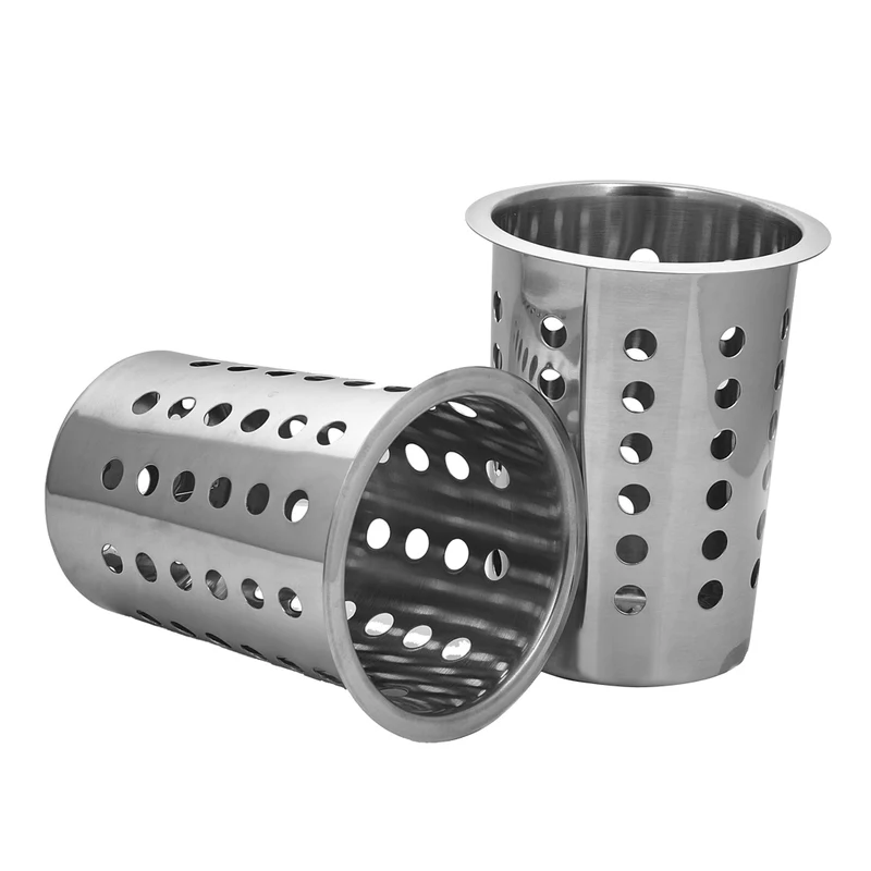 SOGA Stainless Steel Conical Cutlery Holder with 8 Holes 18/10