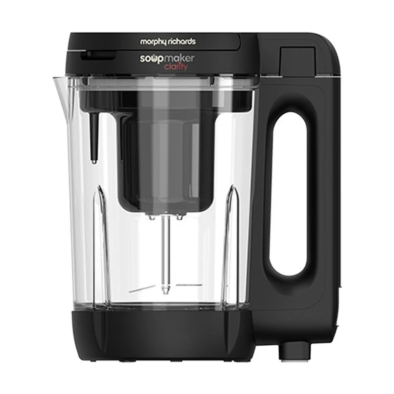 Morphy Richards Clarity Soup Maker 1000W 1.6 L with Interlocking Lid (Clear)