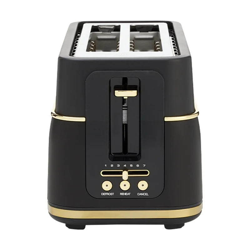 Morphy Richards Signature Soft Gold 4-Slice Toaster (Matte Black)