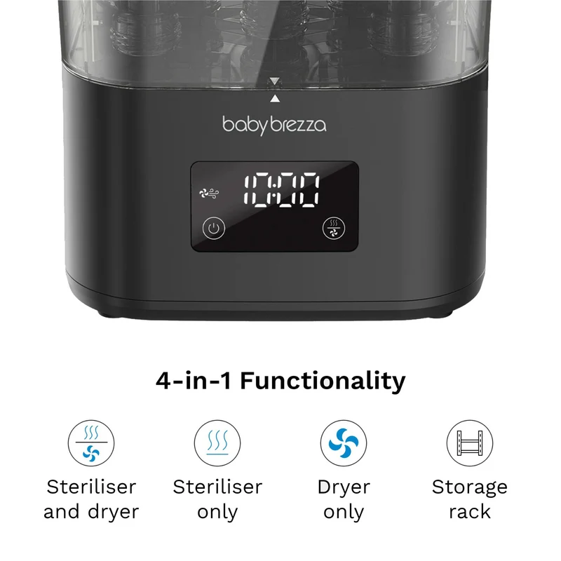 Baby Brezza SuperQuick Steriliser Dryer (Black)
