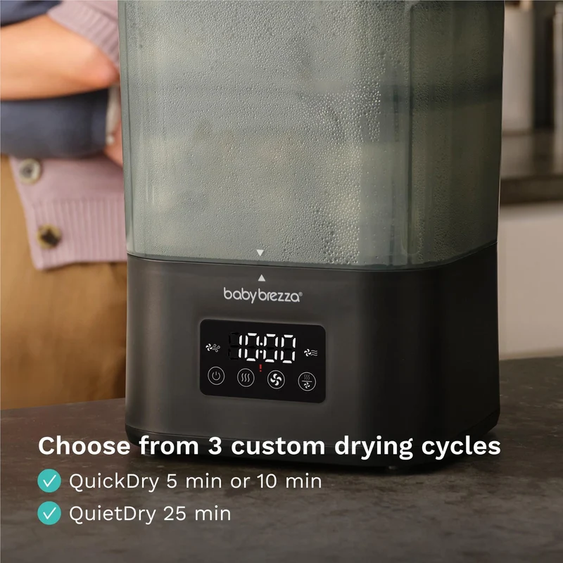 Baby Brezza SuperQuick Steriliser Dryer (Black)