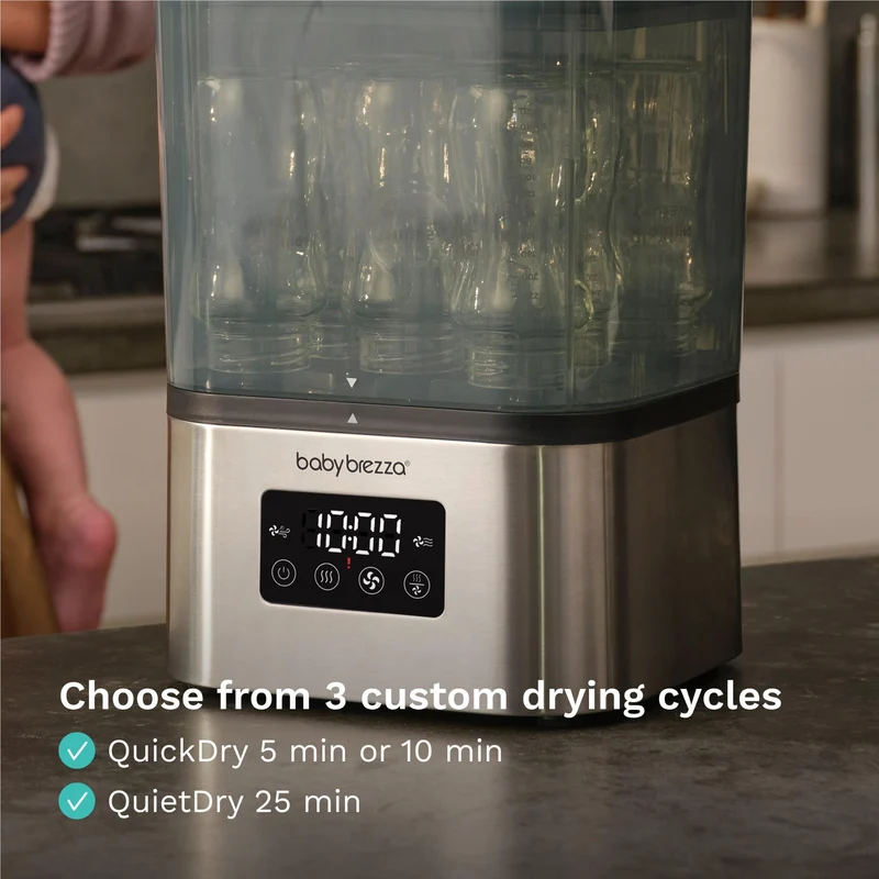 Baby Brezza SuperQuick Steriliser Dryer (Stainless Steel)