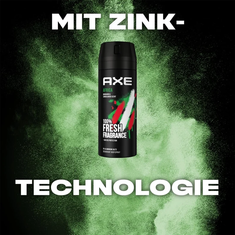 AXE Deospray Africa zonder aluminium, 150 ml