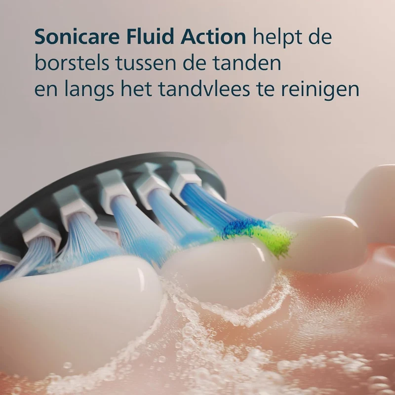 Philips Sonicare Originele standaard sonische C3 Premium Plague Defence -opzetborstels - verpakking van 4 stuks in zwart