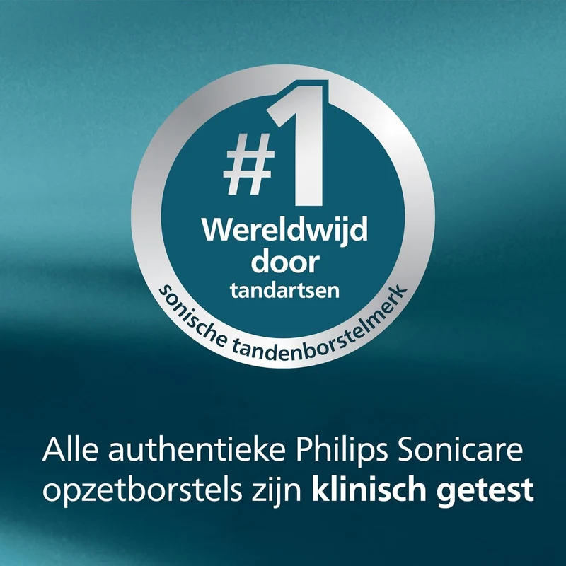 Philips Sonicare Originele standaard sonische C3 Premium Plague Defence -opzetborstels - verpakking van 4 stuks in zwart