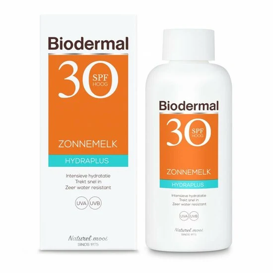 Biodermal Hydraplus Zonnemelk SPF 30 200 ml