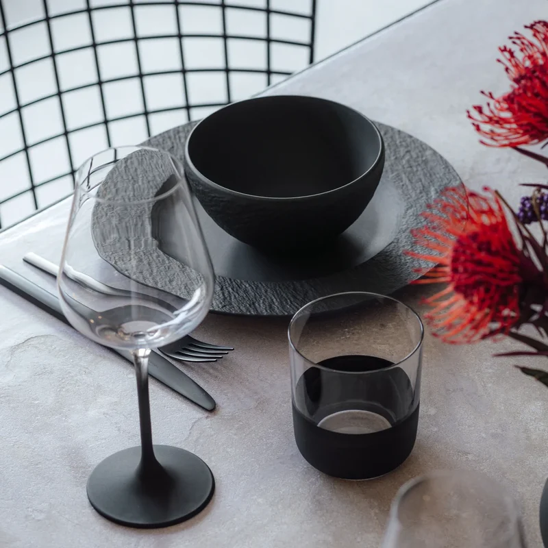 VILLEROY & BOCH - Ensemble de 4 Couverts de Table Collection Manufacture Rock