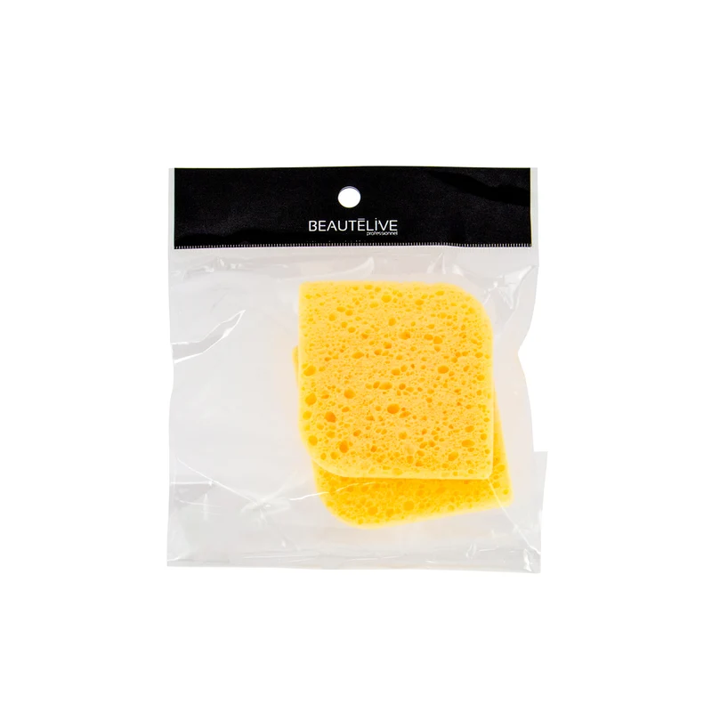 Eponges naturelles ovales visage x2