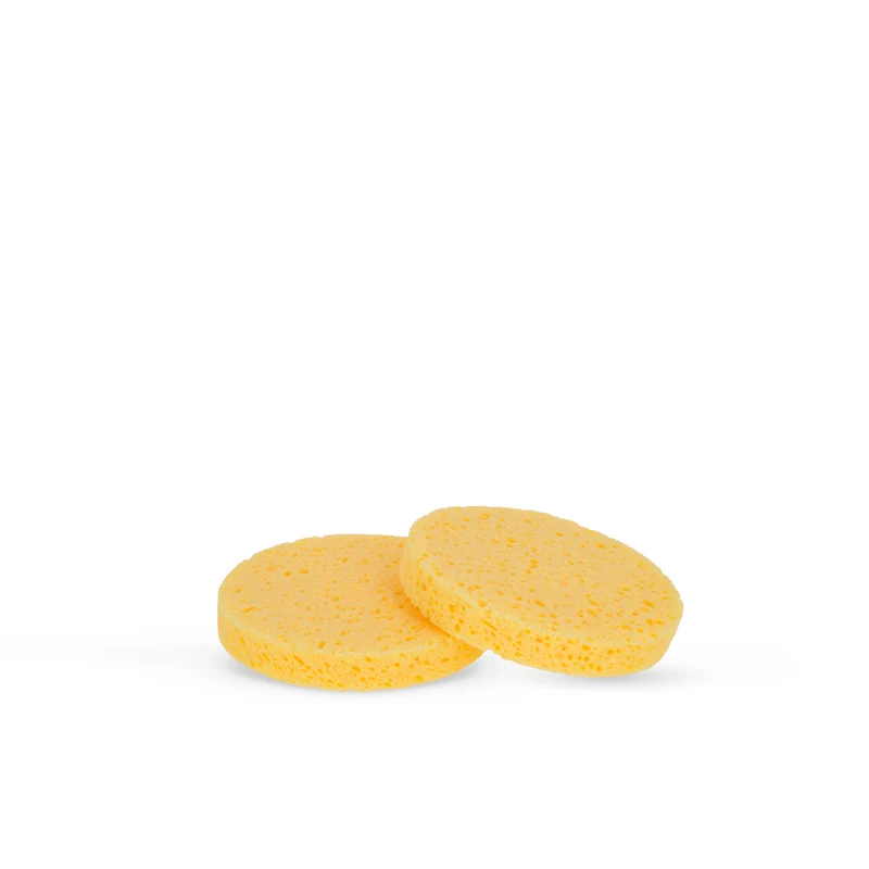 Eponges Naturelles Visage Rondes X2