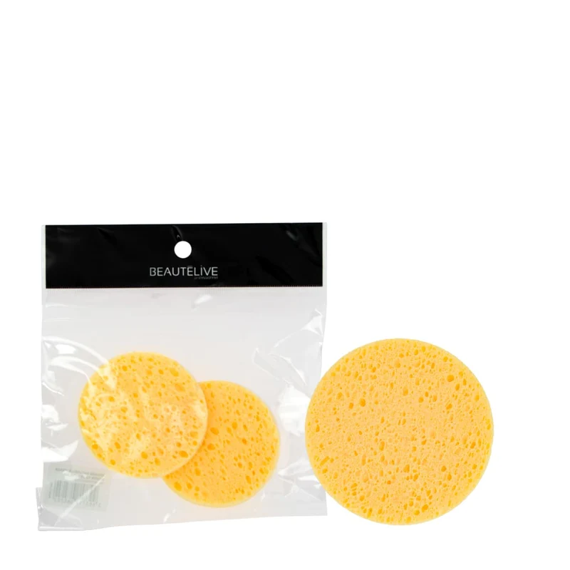 Eponges Naturelles Visage Rondes X2