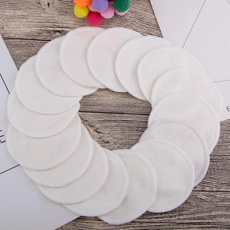 Ensemble Réutilisable Coton Démaquillants Avec Sac Lavable