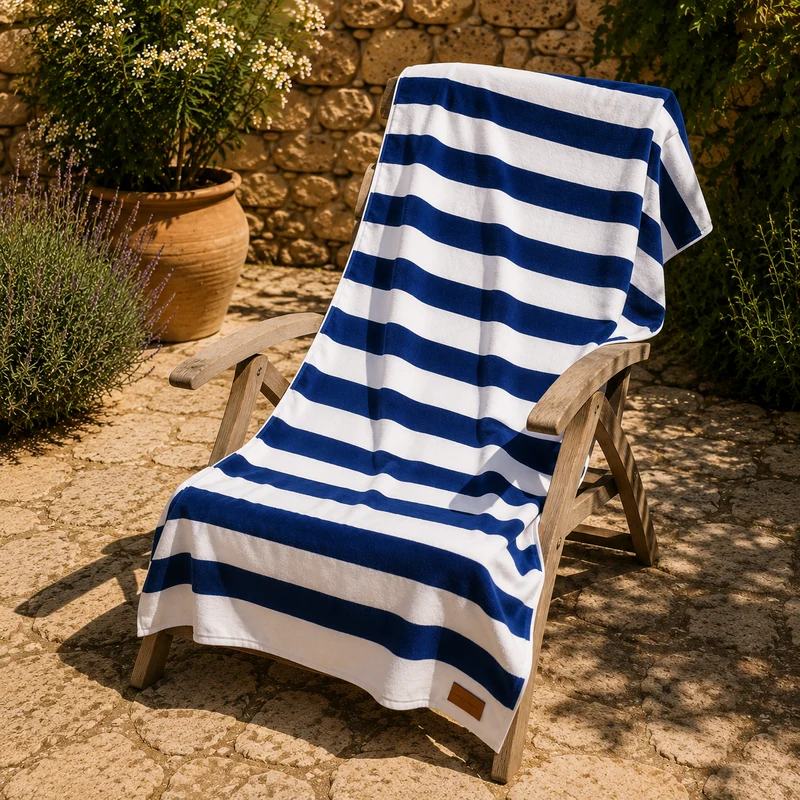 La grande serviette de plage