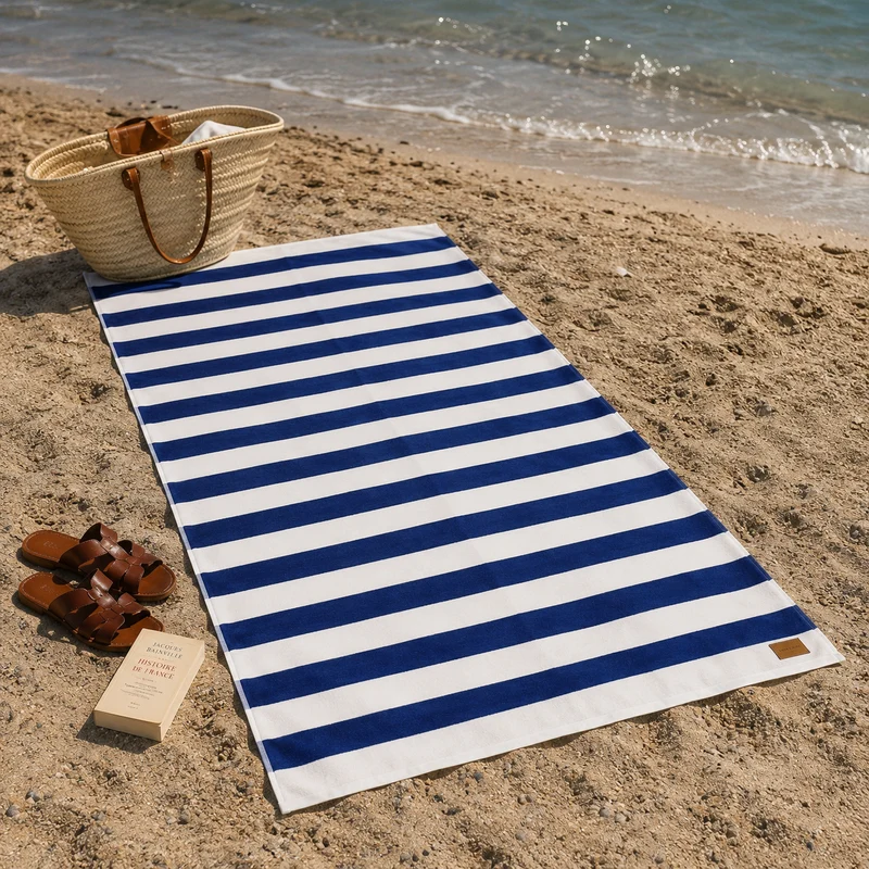 La grande serviette de plage