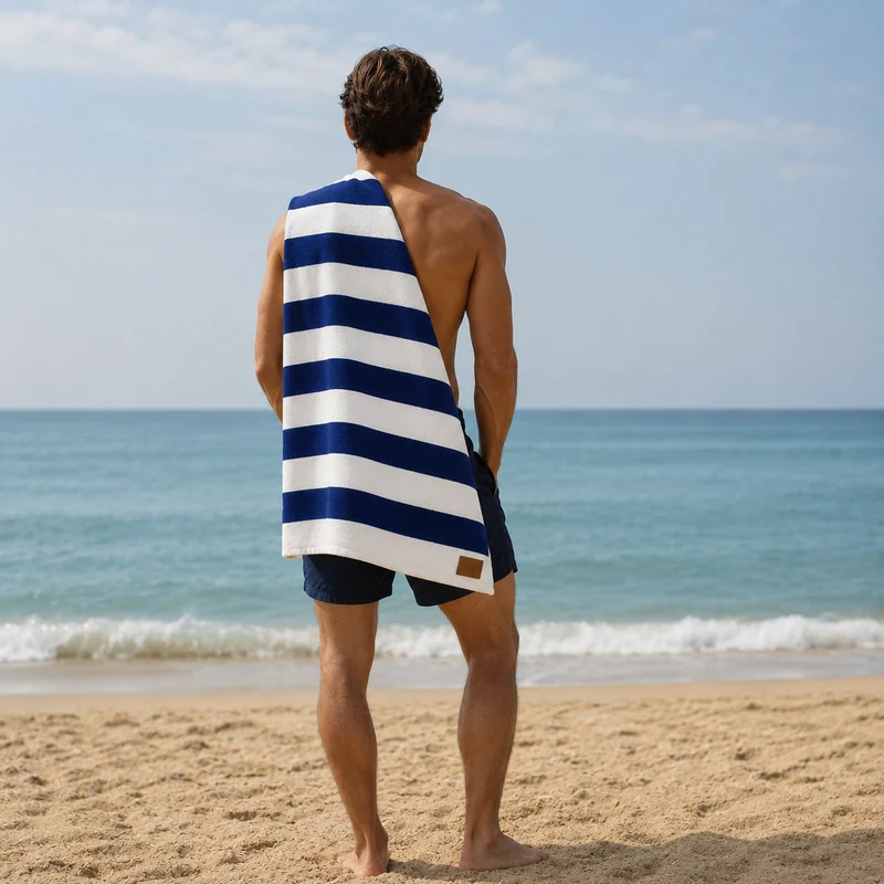 La grande serviette de plage