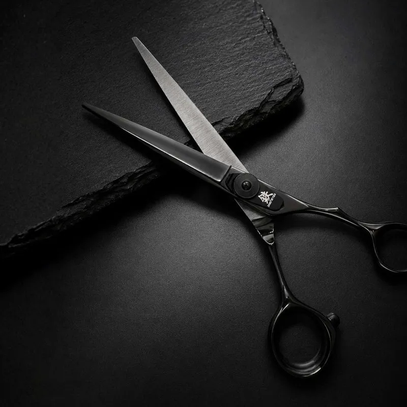 Ciseaux de coupe de cheveux noirs Juntetsu VG