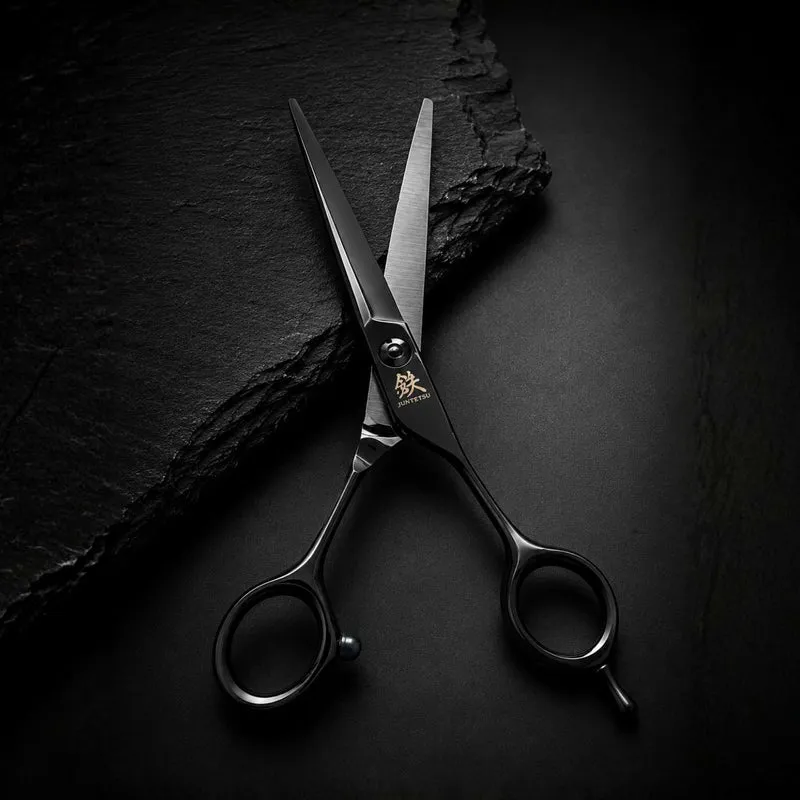 Ciseaux de coiffure Juntetsu en cobalt noir