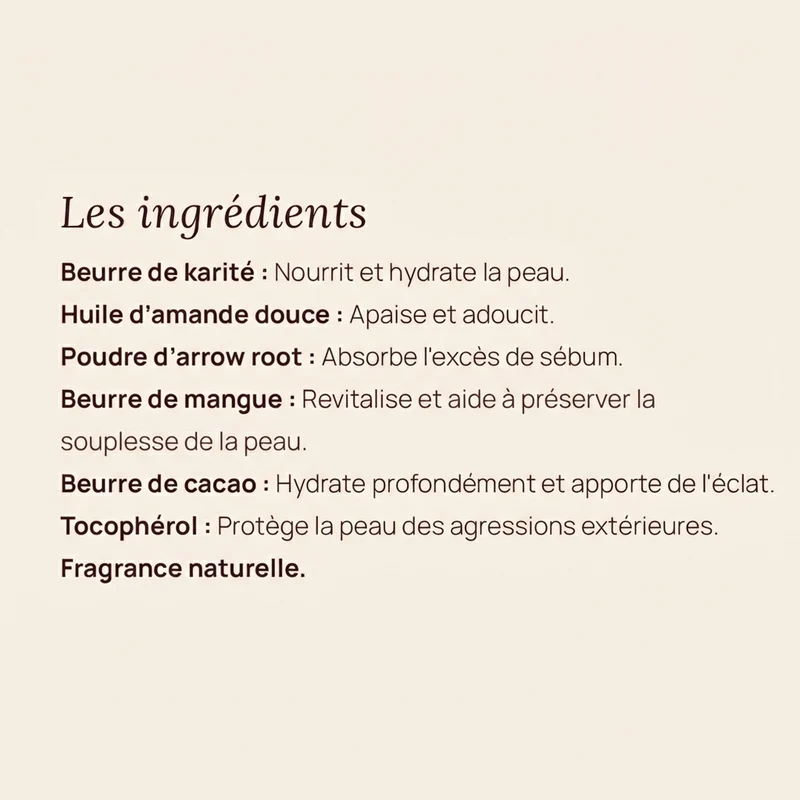 Baume Chantilly de Karité d’Après Rasage