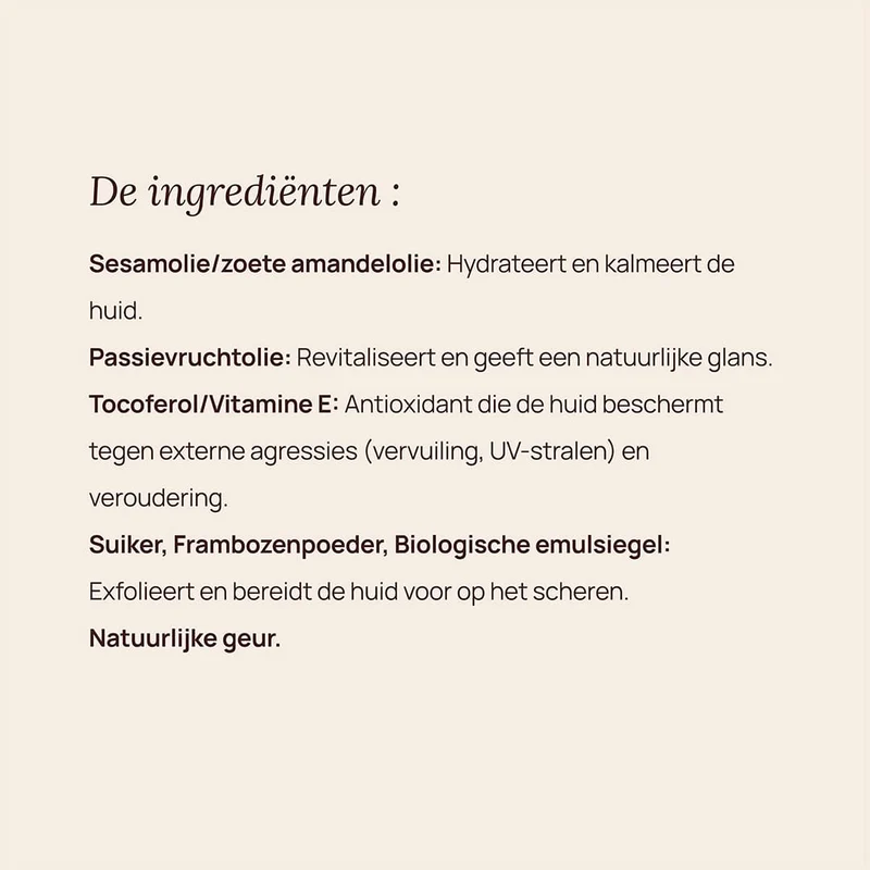 Exfoliant Framboise d’Avant Rasage
