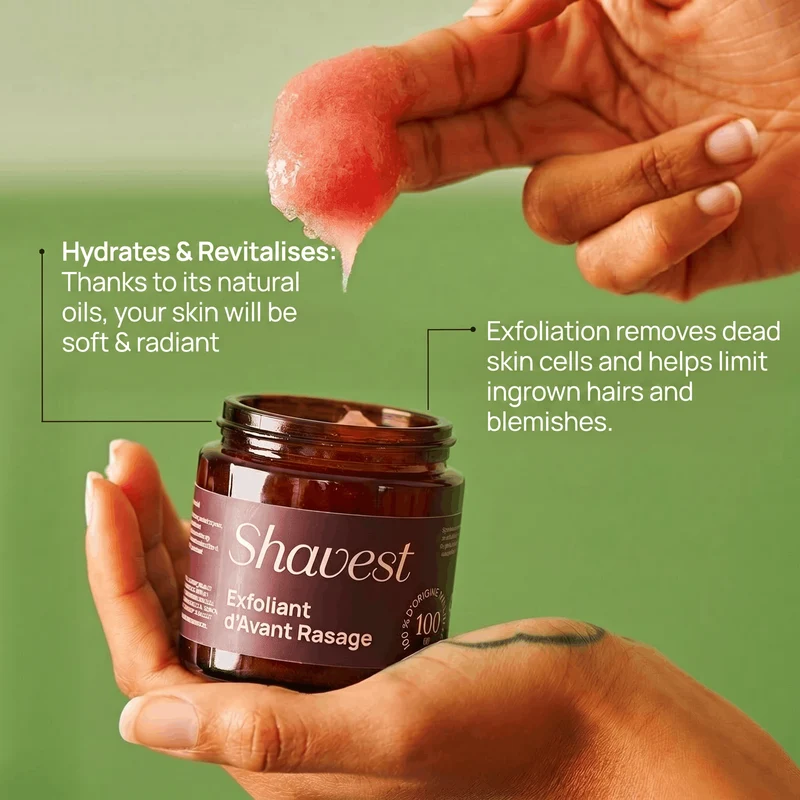 Exfoliant Framboise d’Avant Rasage