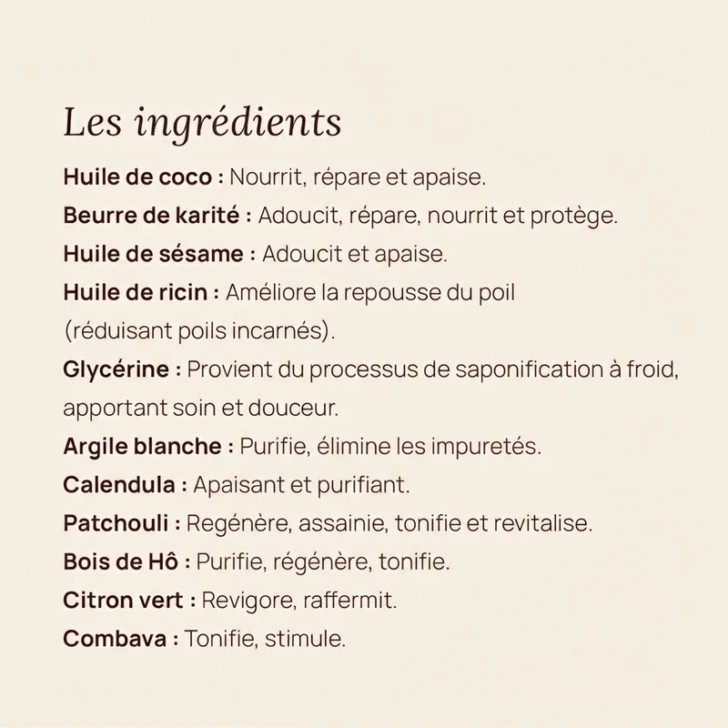 Savon Solide de Rasage - Sésame Agrume