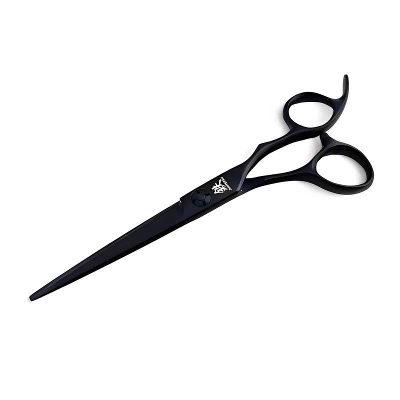 Ciseaux de coupe décalés Juntetsu noir mat