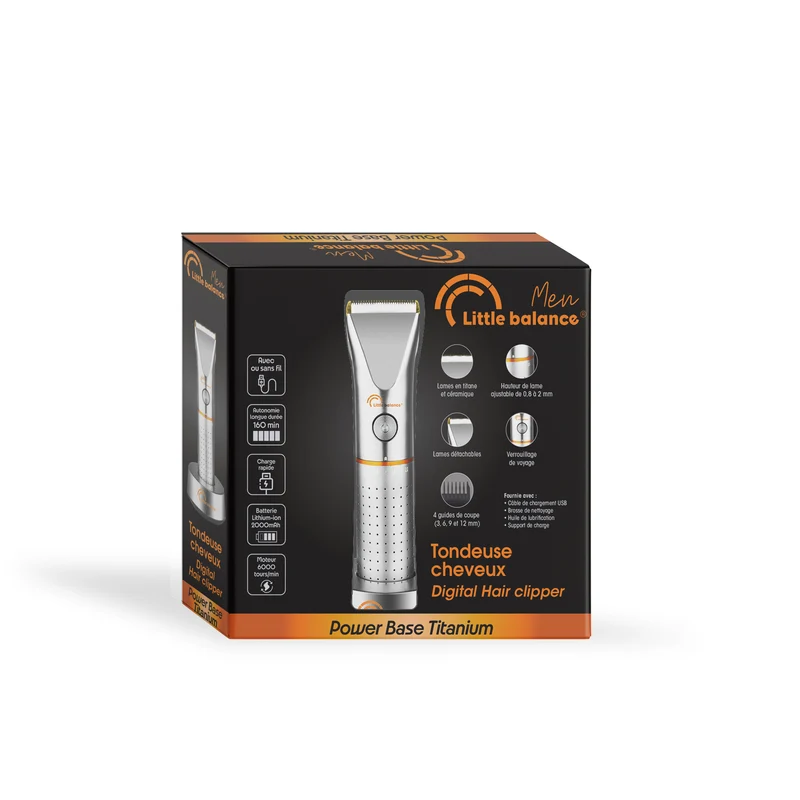 Tondeuse cheveux, Power Base Titanium