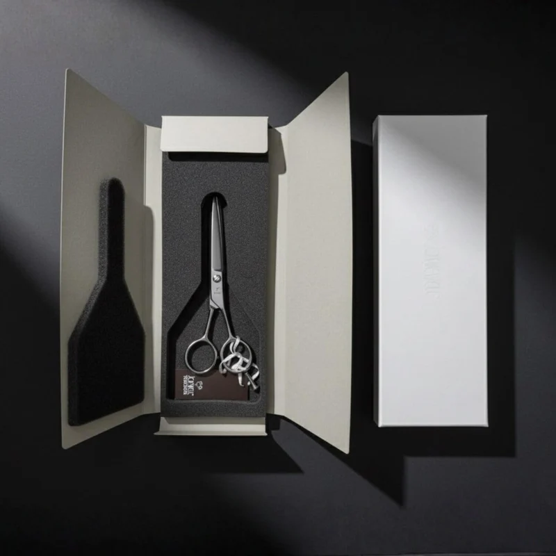 Joewell Nouveaux ciseaux de coupe de cheveux en cobalt