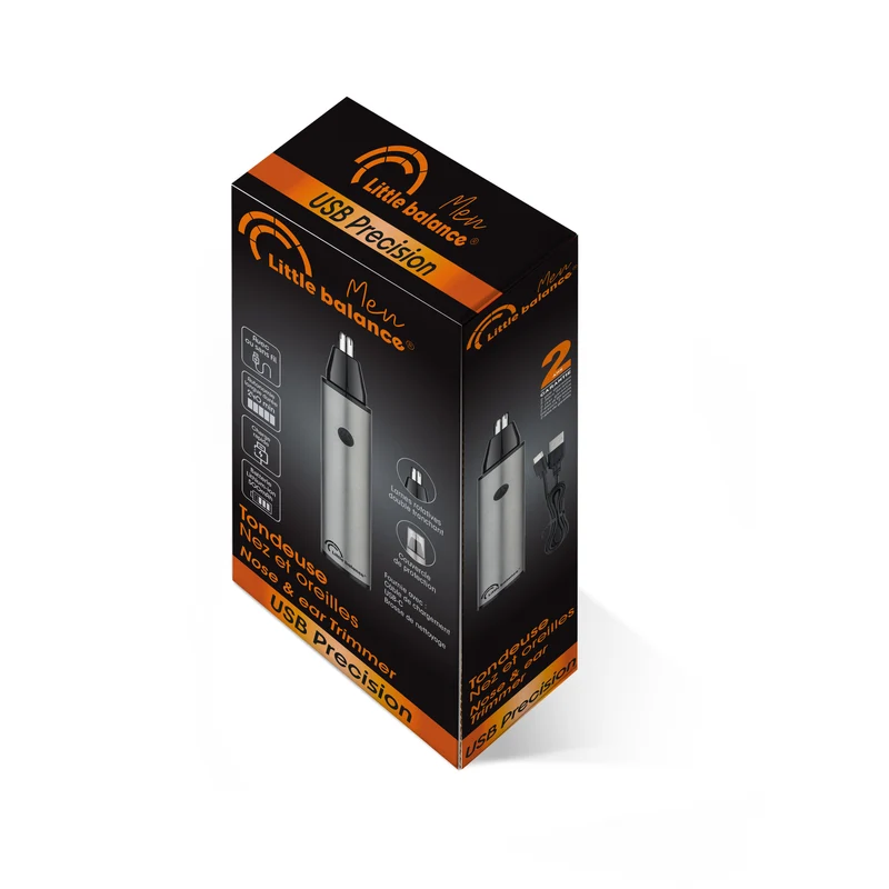 Tondeuse digitale nez-oreilles, USB Précision