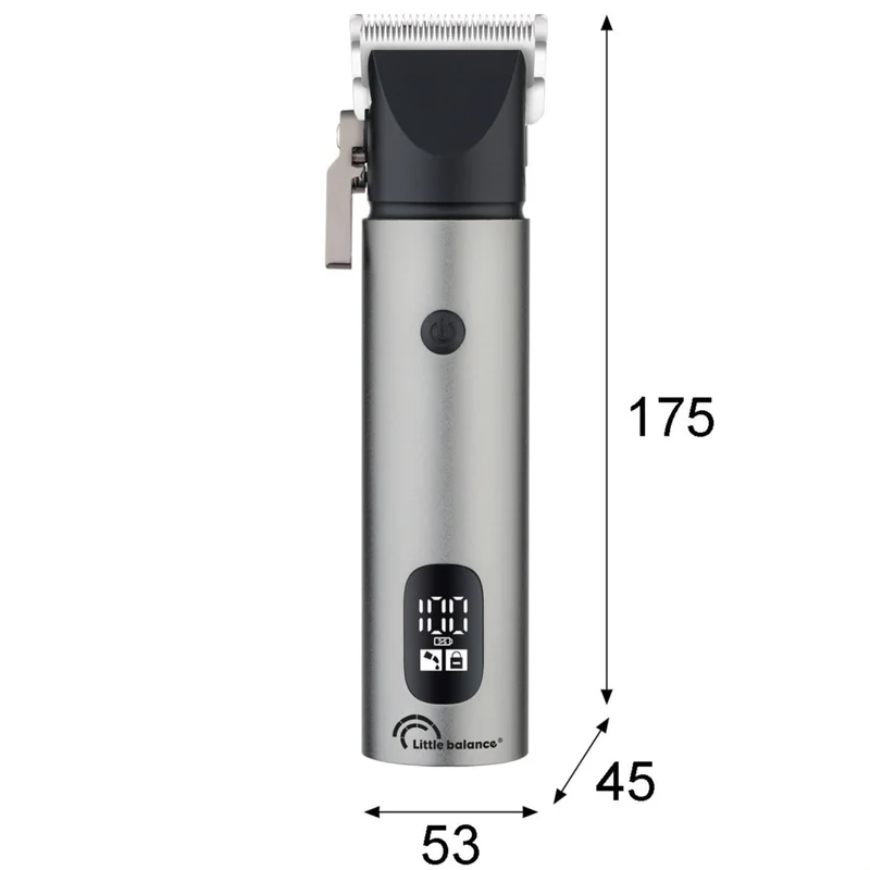 Tondeuse digitale cheveux, Pro Style Inox