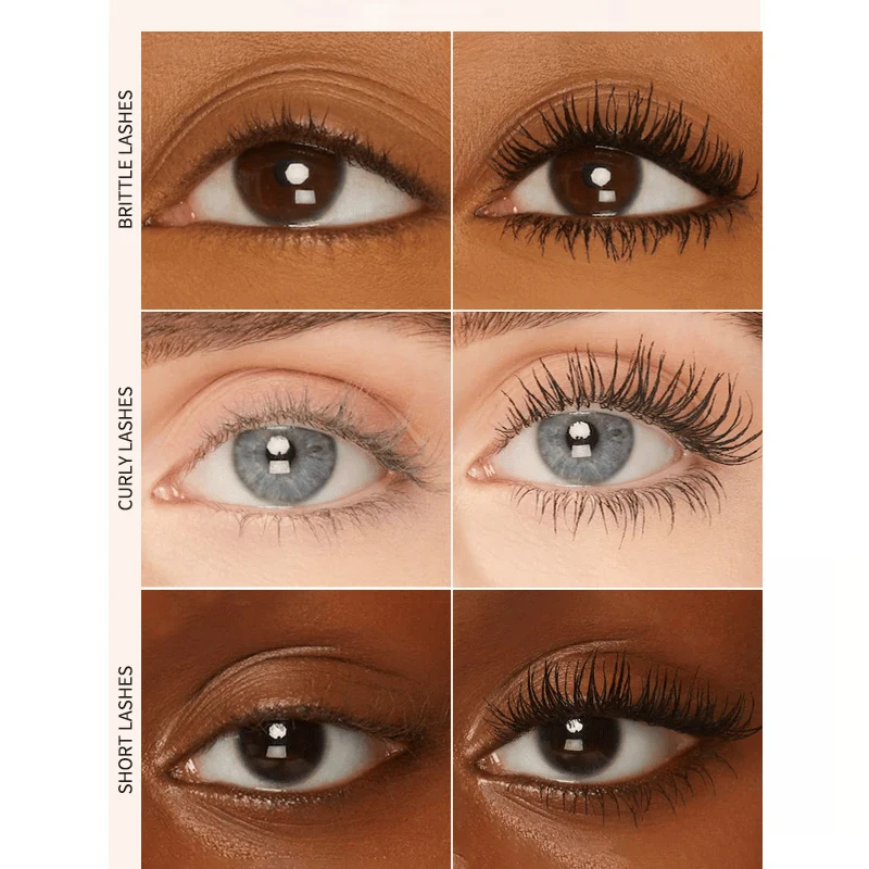 Mascara Toucher✨Tubing – duo noir et marron pour le maquillage des cils