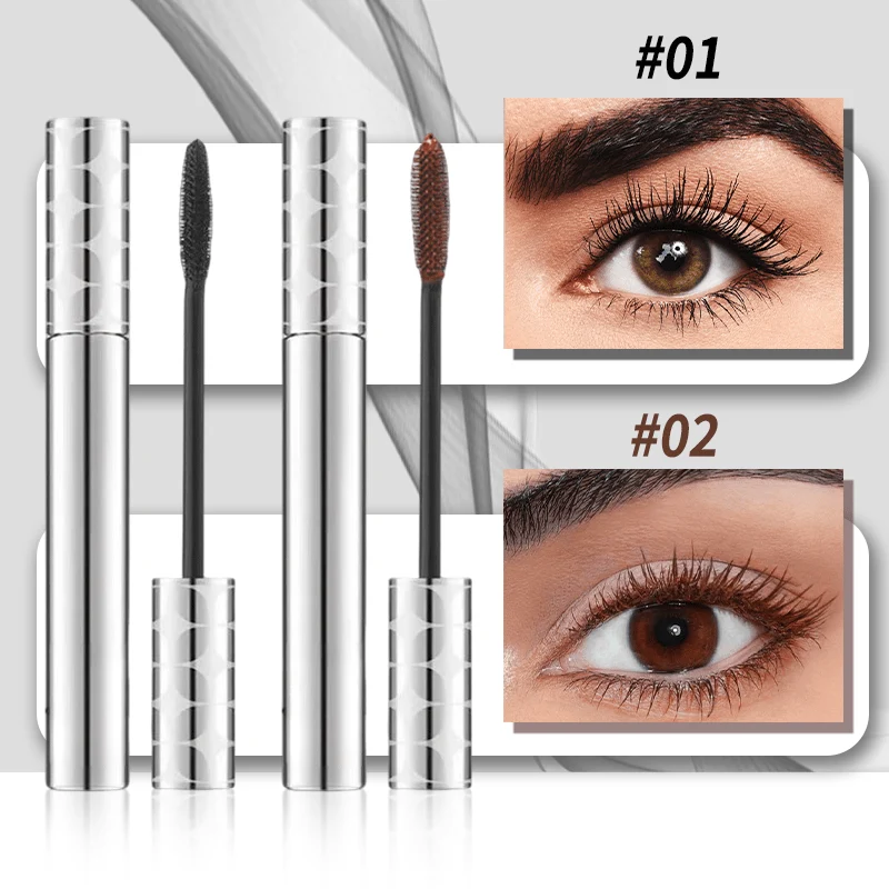 Mascara Toucher✨Tubing – duo noir et marron pour le maquillage des cils