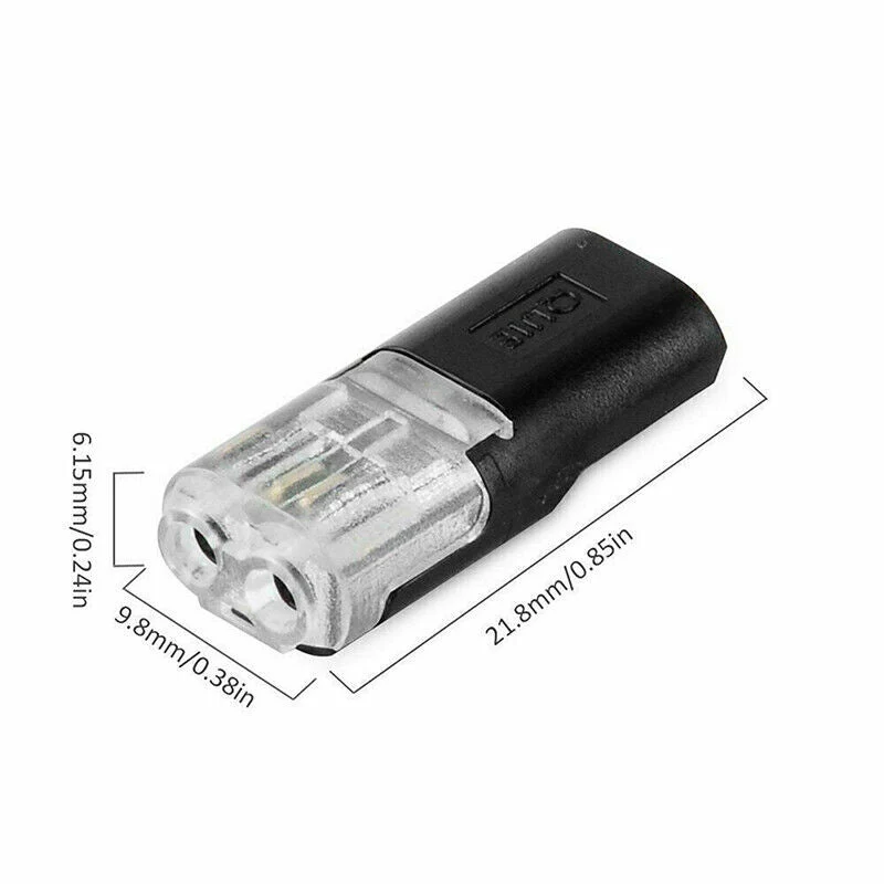 Double connecteur enfichable avec verrouillage à cliquet