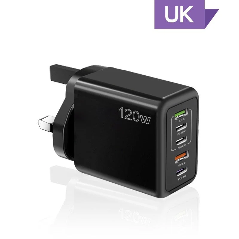 Chargeur rapide 120W avec 5 ports ⚡