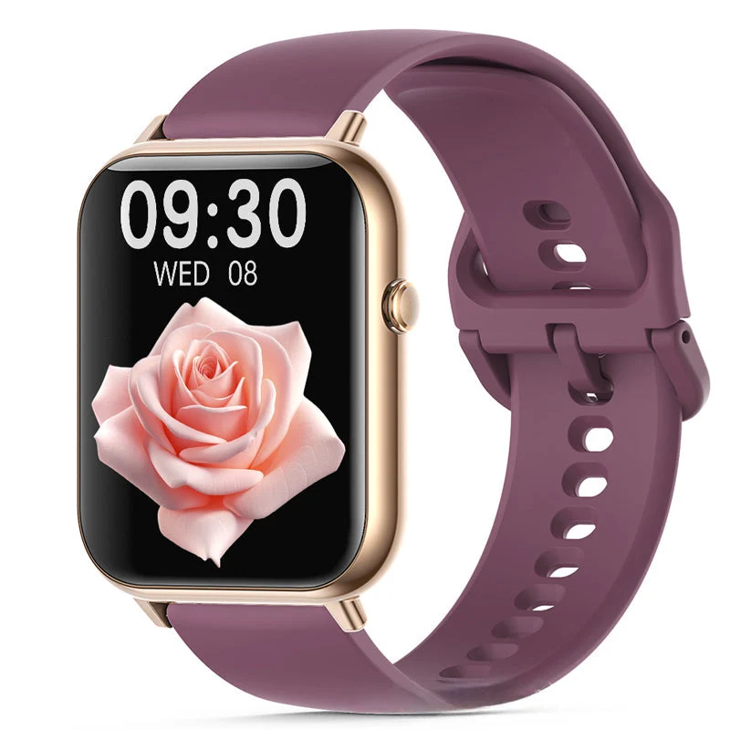Montre connectée pour femmes et hommes, tracker d'activité physique avec fonction d'appel, montre de fitness avec suivi du sommeil/100 sports/podomètre étanche IP68