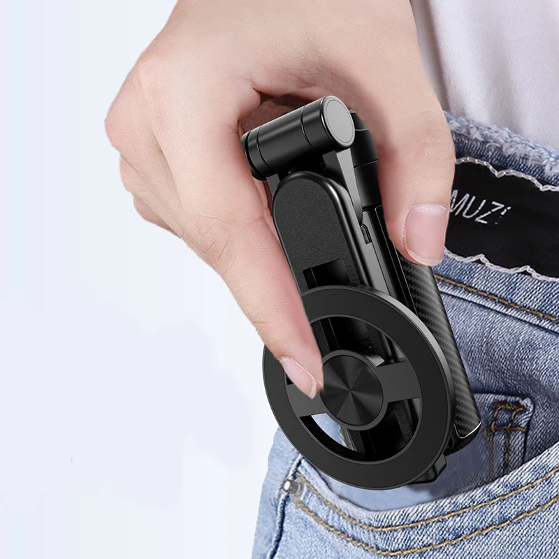 🏆 Vente chaude 50 % DE RÉDUCTION ✨ Perche à selfie magnétique multifonctionnelle 4 en 1 avec rotation à 360°