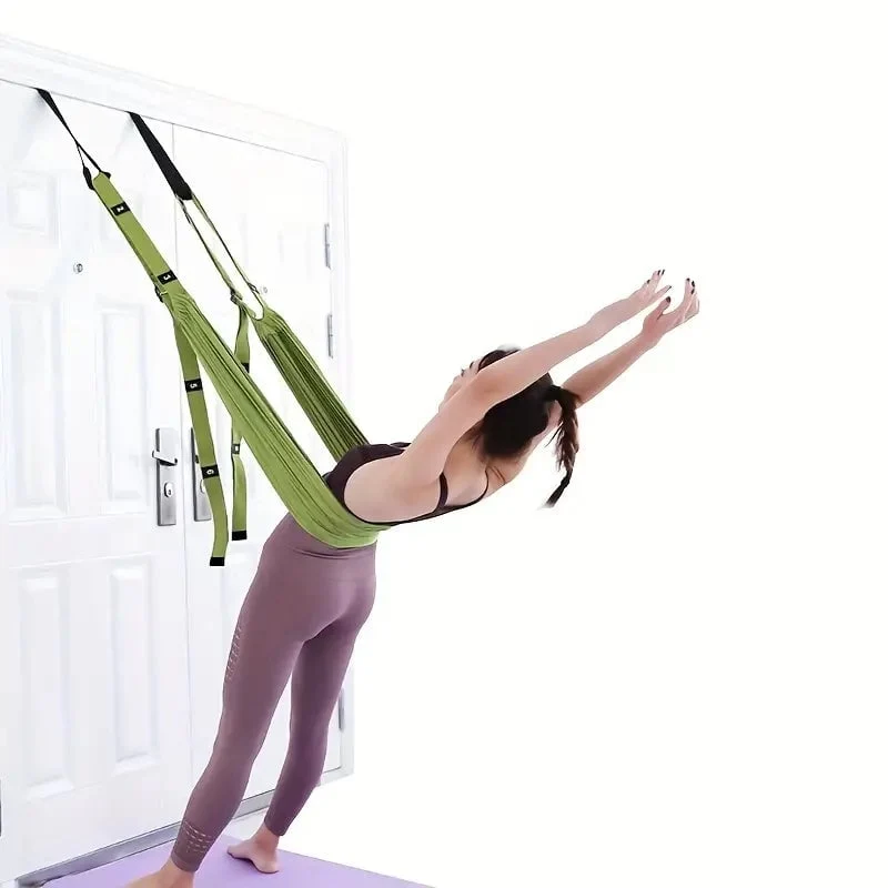 ⏰Soldes exceptionnelles 50 % DE RÉDUCTION💜Corde de yoga aérien pour soulager les maux de dos
