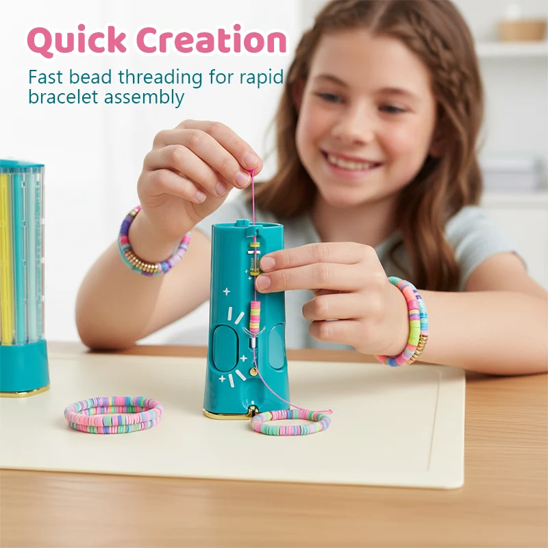 🎁Idée cadeau en promotion à -50 %🔥 Kit de création de bracelets Quick-Click