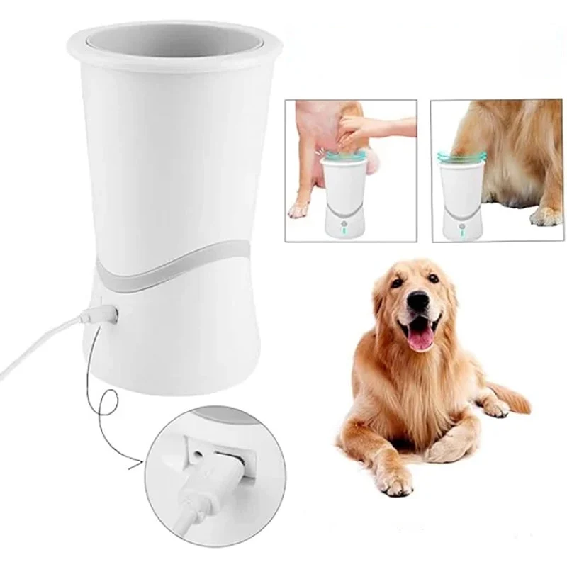 🐾 Brosse Rotative Intelligente pour Pattes d'Animaux – 🌿 Maintenant à -50 % ! 🛁✨