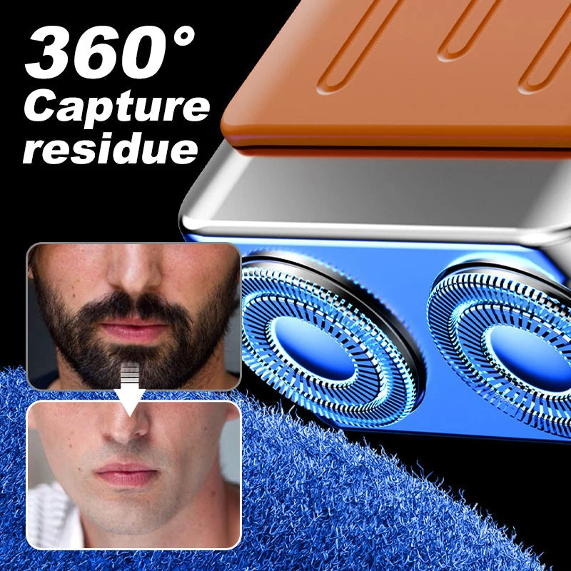 Men's Portable Mini Rotary Electric Shaver