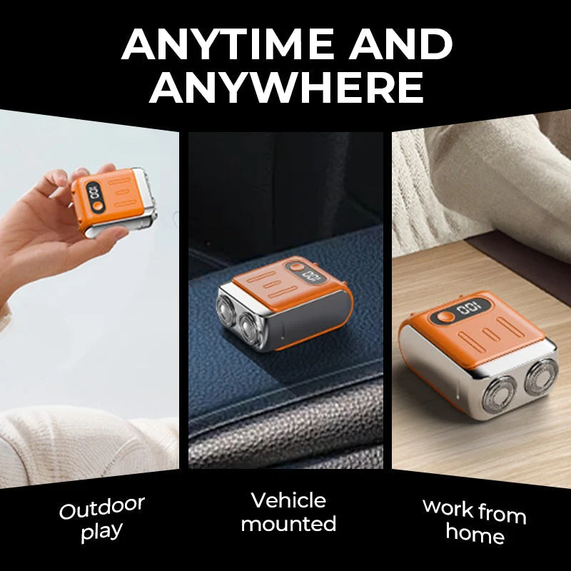 Men's Portable Mini Rotary Electric Shaver