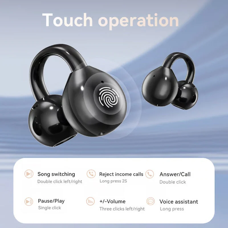 🎧🔥 Vente chaude 2025 🔥 Écouteurs clip Bluetooth - musique gratuite sans fil avec style et commodité