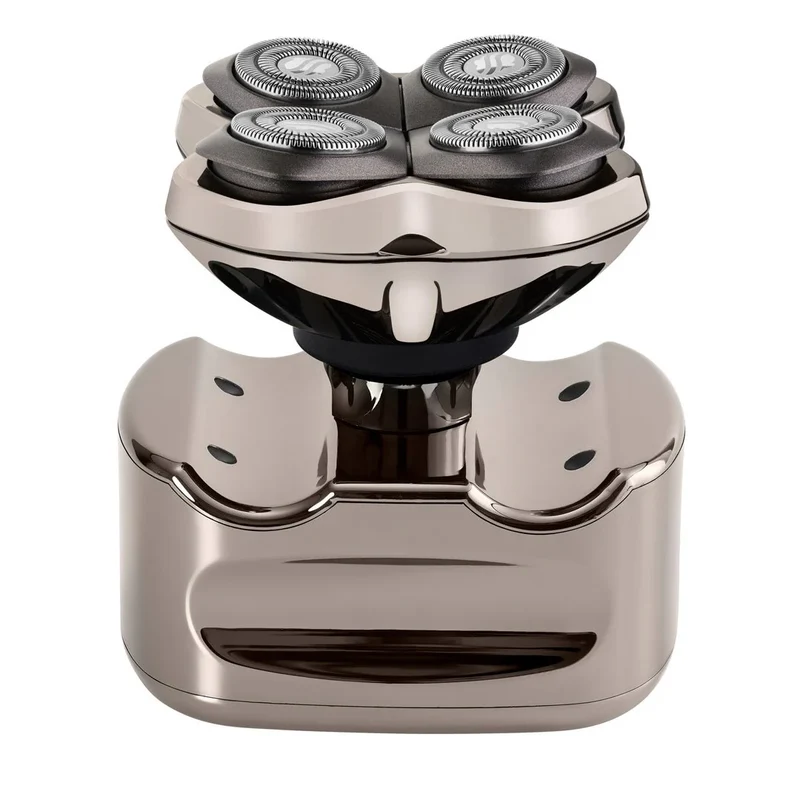 Pitbull Platinum PRO PX5 Head and Face Shaver | 2025 Version (with Deluxe Travel Case & Rinse Stand)